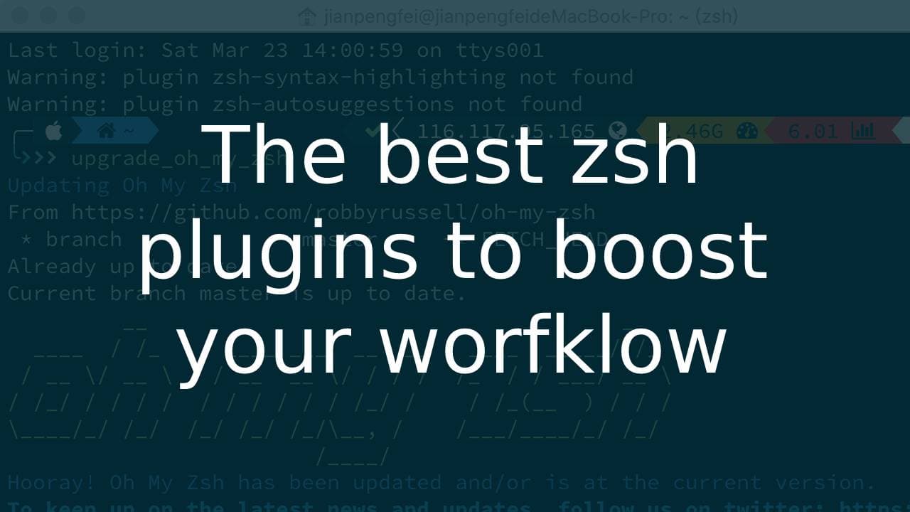 Cover Image for Supercharge Your Productivity: The Best Zsh Plugins to Boost Your Workflow