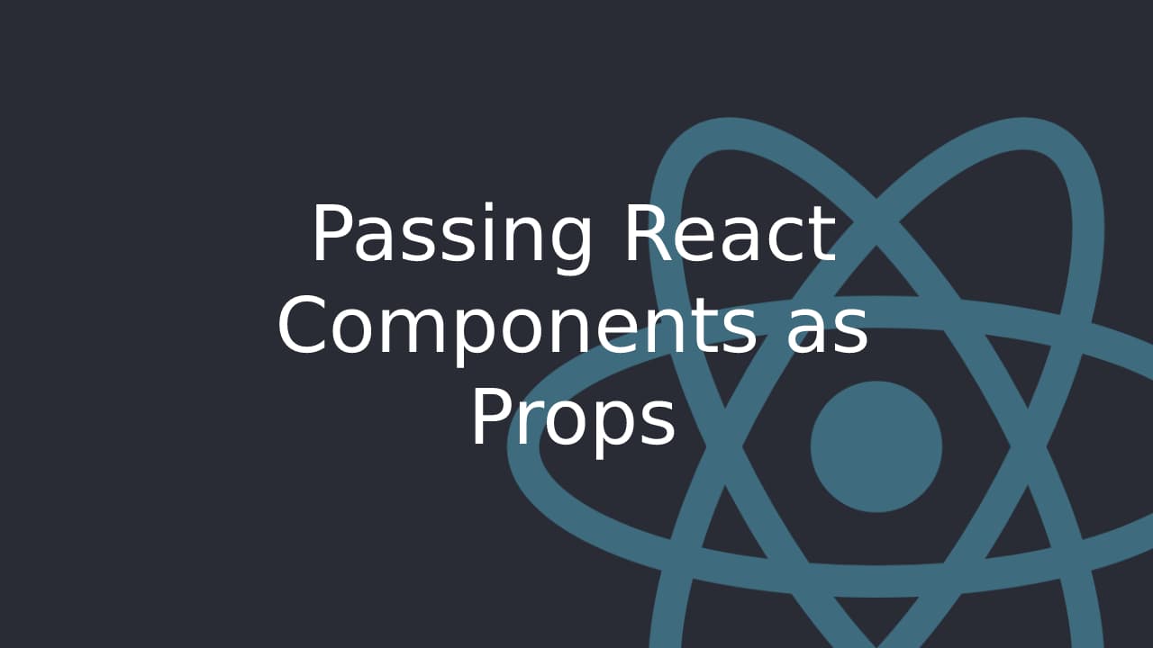 Cover Image for Master Passing React Components as Props in TypeScript